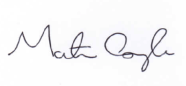 Martin Coyle Signature
